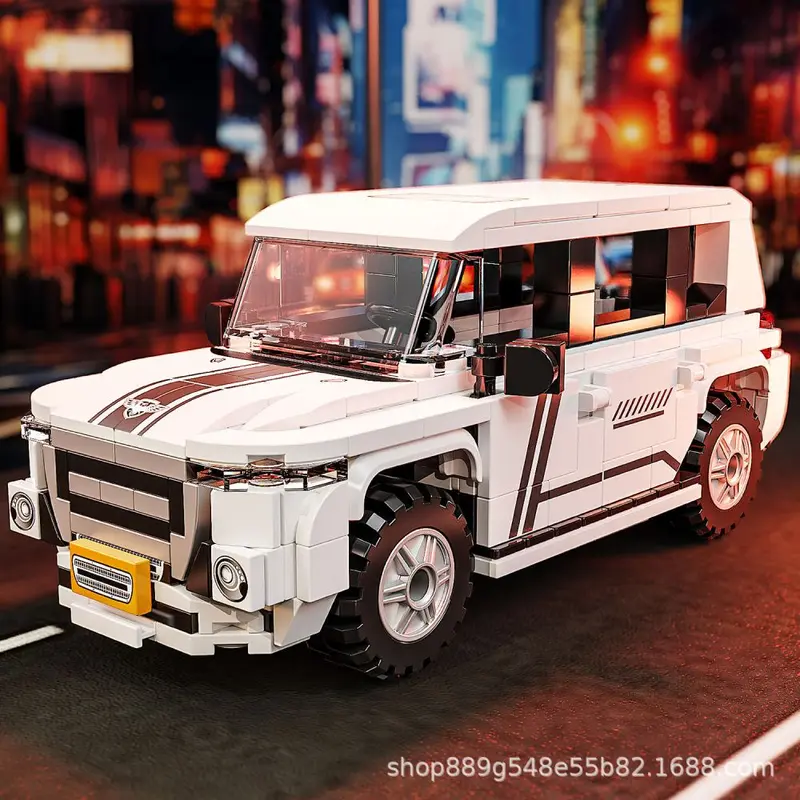 Off-Road Araba Yapı Taşı Seti, Lego Uyumlu, Çocuk Hediyesi