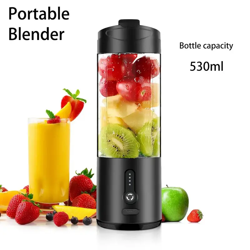 Tragbarer Standmixer, USB-aufladbar, Reisebecher