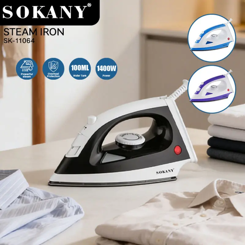 SOKANY Dampfglätter Faltenentfernung 3-in-1 Modus