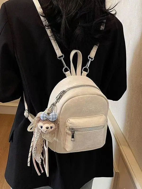 Aimi Tu women's backpack, minimalist design, solid color, stylish