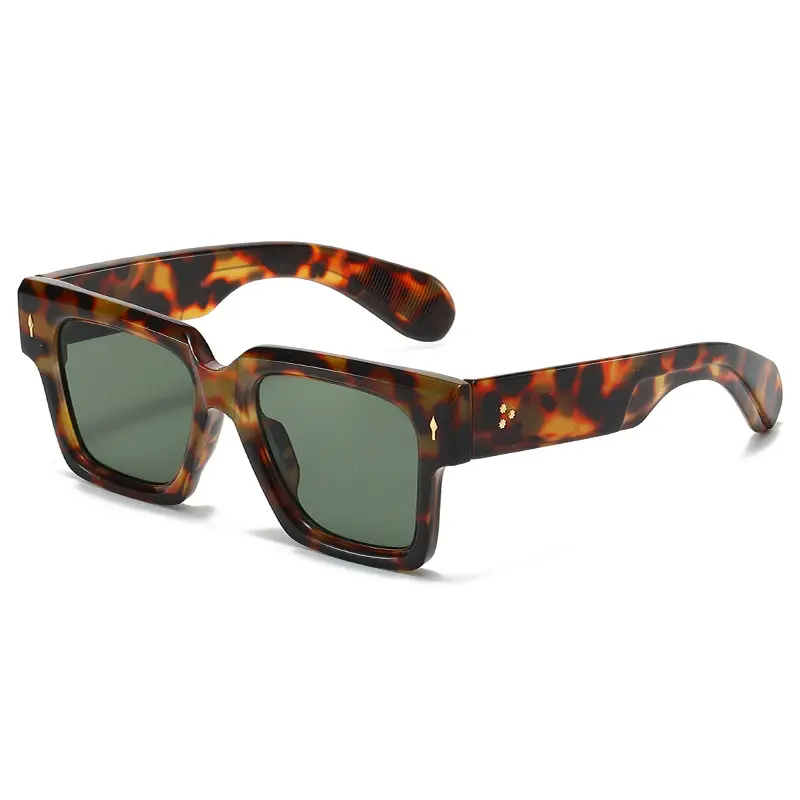 Square Frame Sunglasses Unisex Minimalist Large Frame