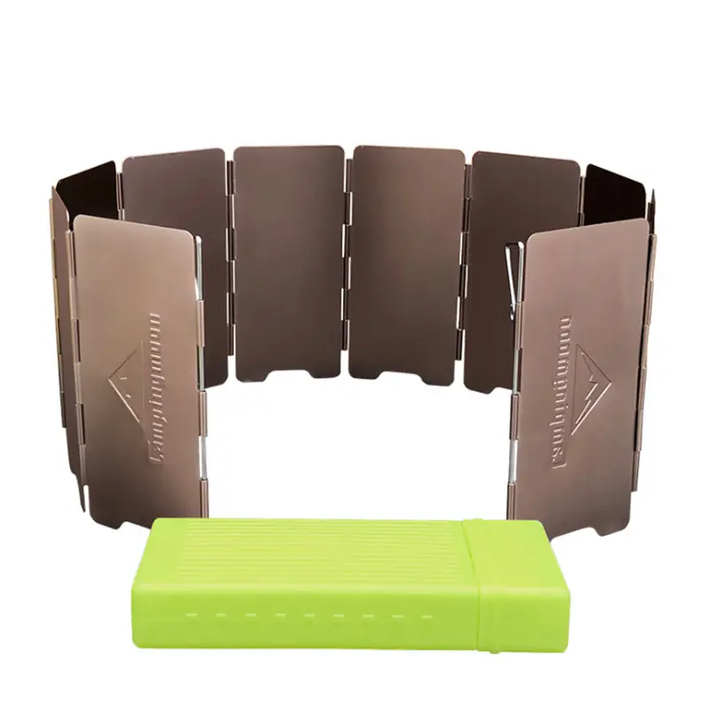 Foldable Aluminum Alloy Stove Windshield YD-10, Portable