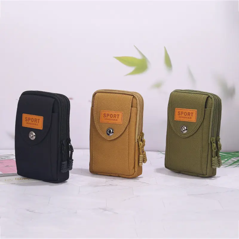 Men's Waist Bag, Multifunctional, Vertical, Portable