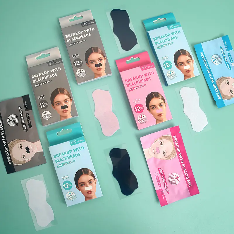 Blackhead Removal Nose Strips, Pore Cleansing, 12 Pack