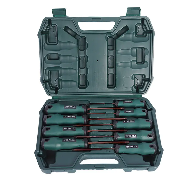 Magnetic Non-Slip Screwdriver Set, Phillips and Flat Head