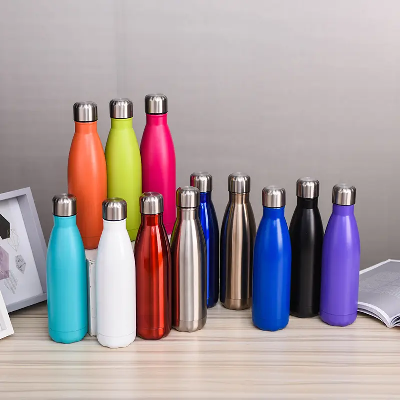 304 Stainless Steel Thermos Bottle, Double-Wall Vacuum Insulated