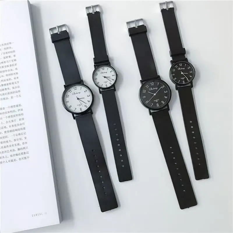 手表女学生韩版简约初中ins情侣手表生活防水户外运动石英表