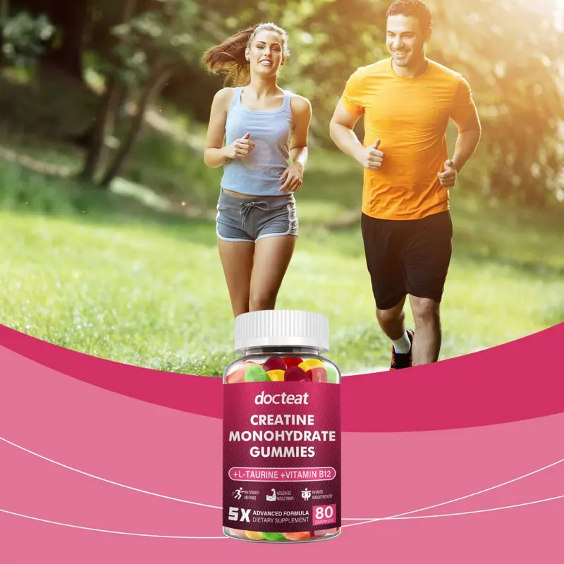 Docteat Creatine Gummies, Post-Workout Energy