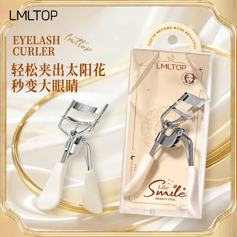 LMLTOP Wide Angle Eyelash Curler Stainless Steel Professional Makeup Eyelash Curler Lasting Curl US30 Cross-Border Exclusive Supply