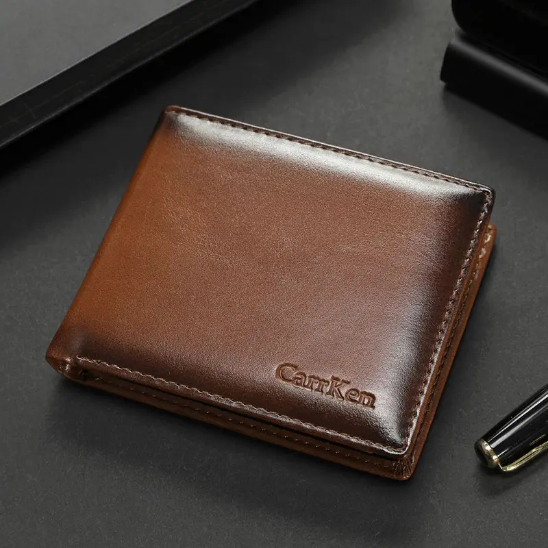 Men's Multifunctional Bifold Short Wallet