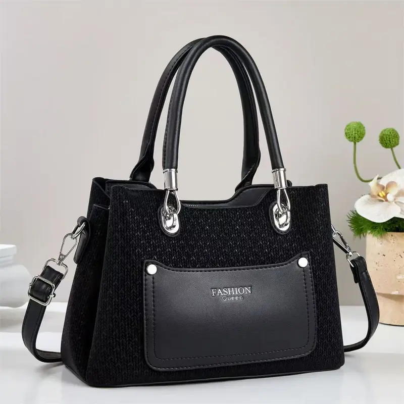 Simple Elegant Women's Shoulder Bag, Large Capacity, for Commuting