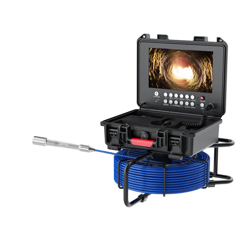 9 inch sewer endoscope camera, 23MM, 1080P, meter counter, inspection