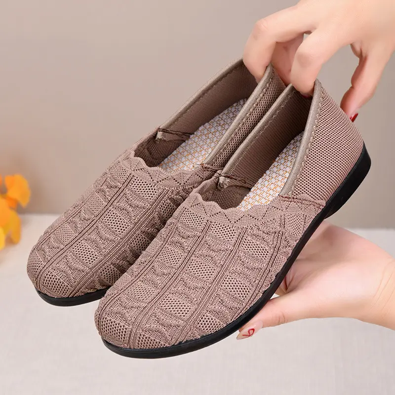 Women's Spring Comfortable Shoes, Soft-Sole Old Beijing Cloth Shoes