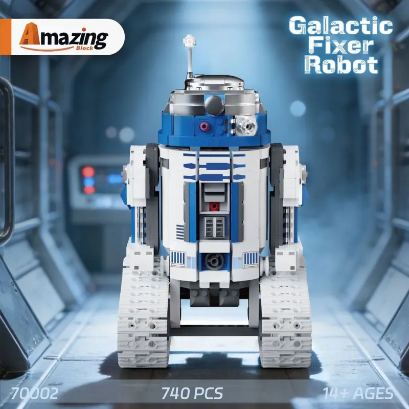 AmazingBlock 70002 Galaxy Repair Robot Building Block Set, Children's Toy