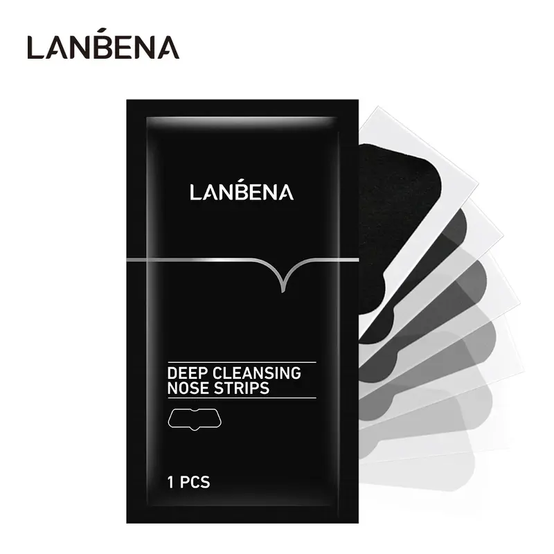 Полоски для носа lanbena Peel-Off от черных точек, маска для носа, бумажные очищающие полоски для носа, 1 шт.