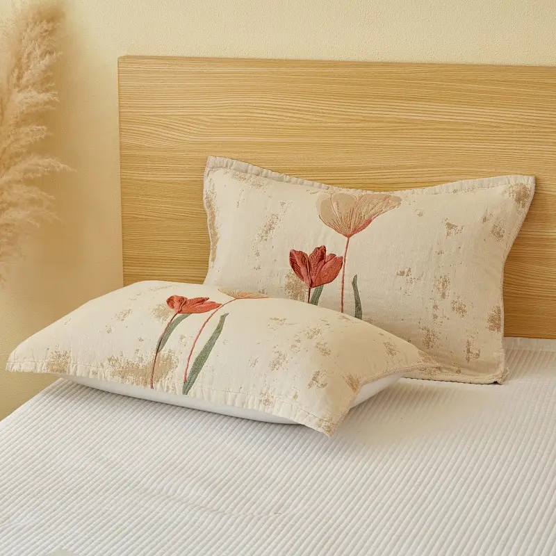 Thick Pure Cotton Gauze Pillow Towel, Protects Against Hair Oil