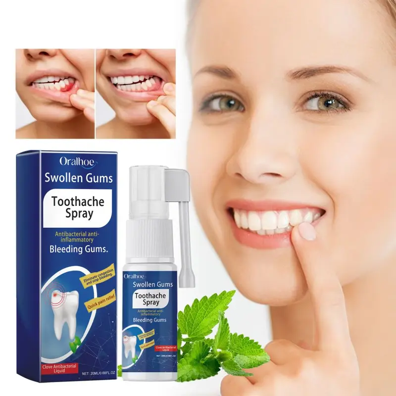 ORALHOE Toothache Care Spray, Relieves Swollen Gums