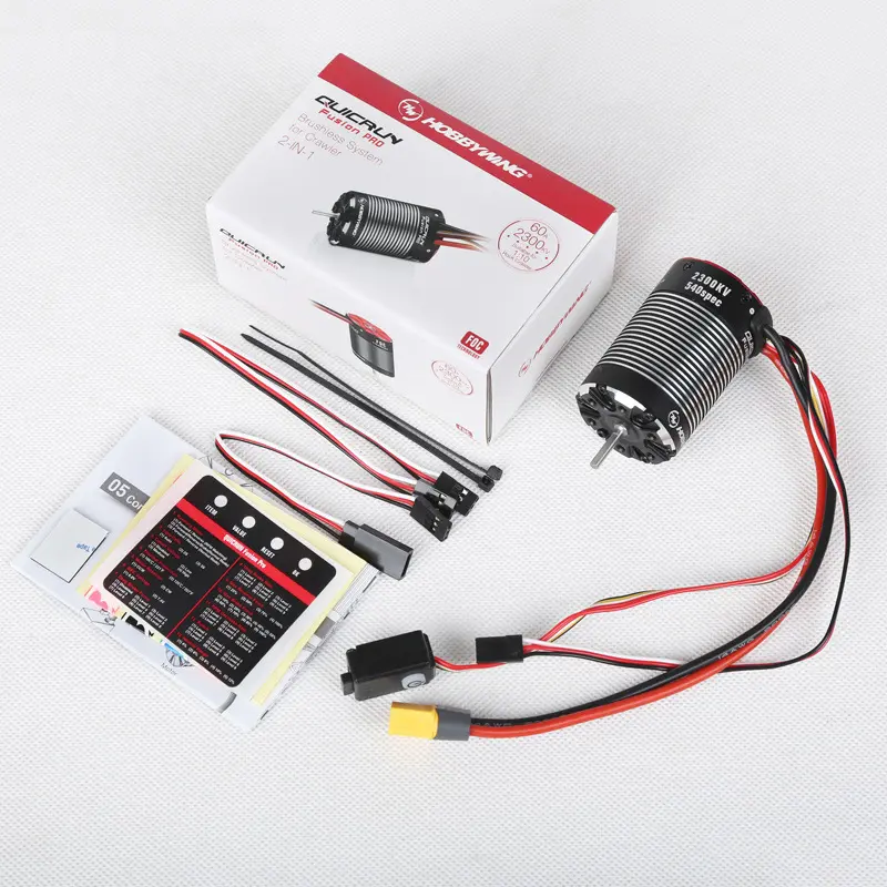 HobbyWing Fusion PRO Waterproof Brushless 2-in-1 Crawler ESC and Motor 2300KV
