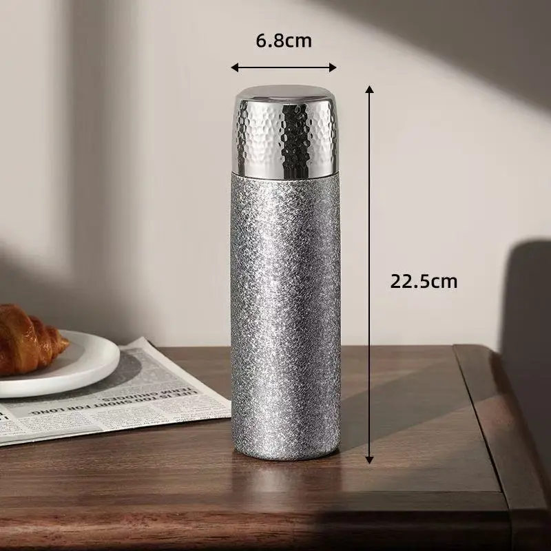 Titanium-Coated Double-Wall Insulated Tumbler, Gift Set