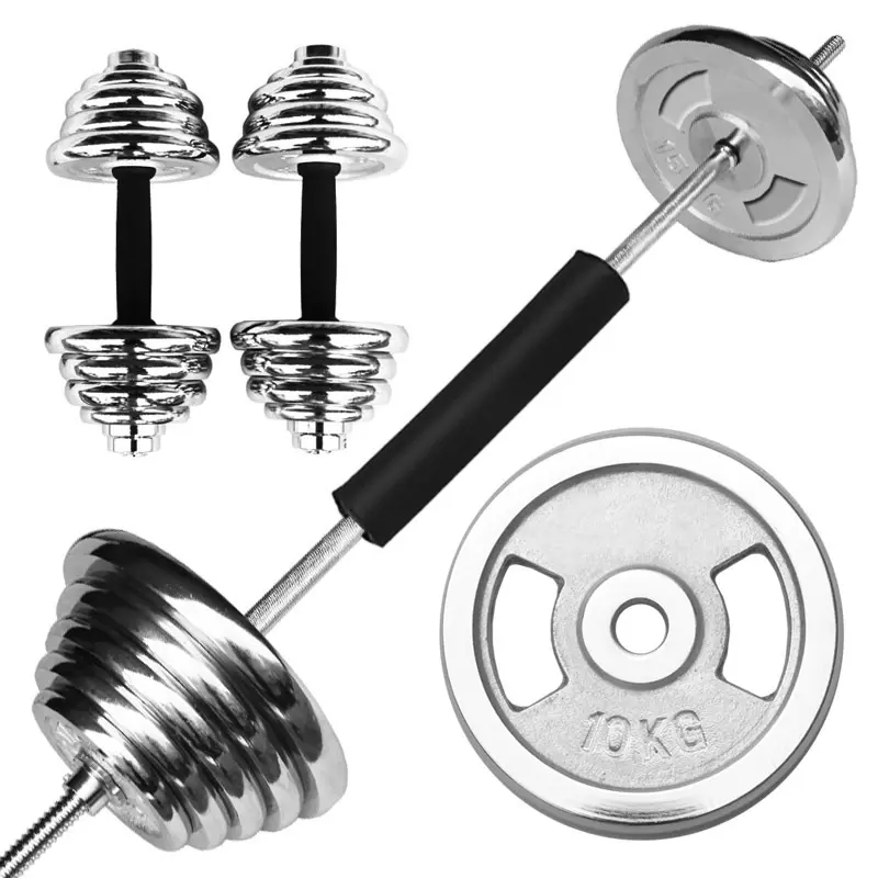 Dumbbell barbell set for men and women fitness home equipment eco-friendly and odorless squat dual-purpose combination dumbbell piece