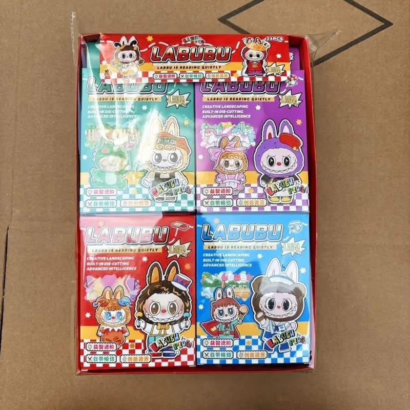 Bubu Quiet Book, DIY Sticker Book for Girls, No-Cut Toy Book