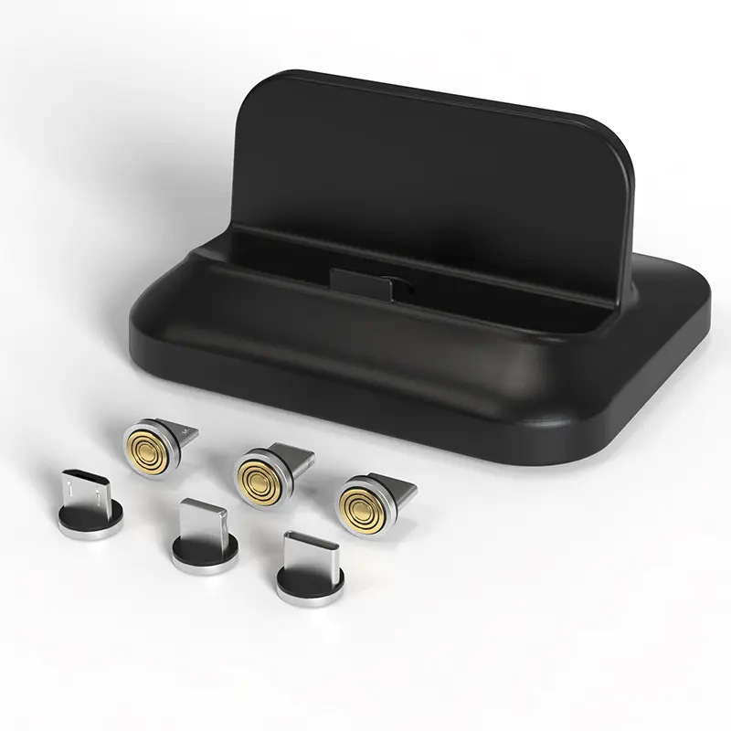 3-in-1-Magnetische Handy-Ladebasis mit QC3.0 kabellos schnelladung und Datenübertragungsunterstützung