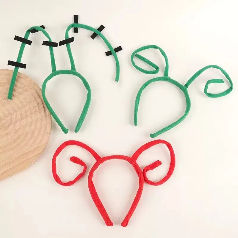 Halloween headband with bow, DIY ant and butterfly antenna design for children