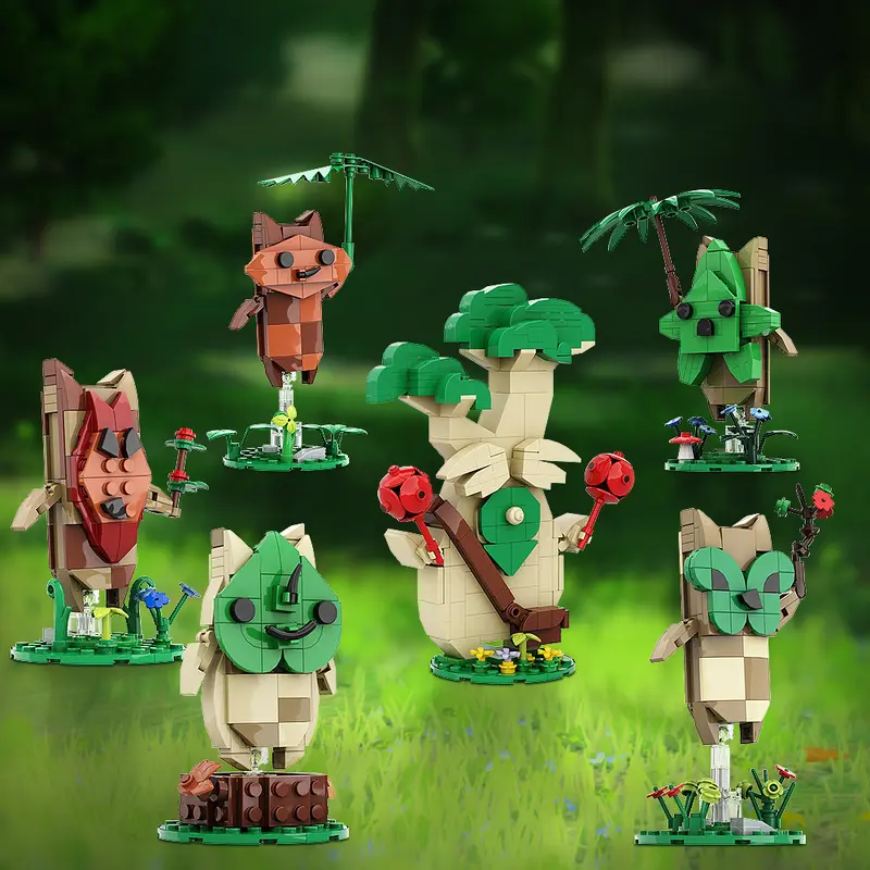 Zelda Legend Ya Haha Building Block Figures, Small Particle Set