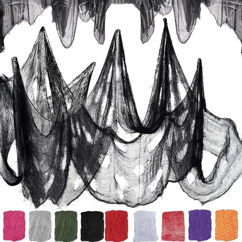 Halloween Decoration Cheesecloth, Tattered Horror Fabric
