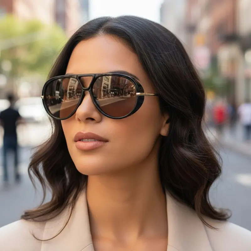 Toad-Style Fun Shape Women's Sunglasses, Fashion Street Look