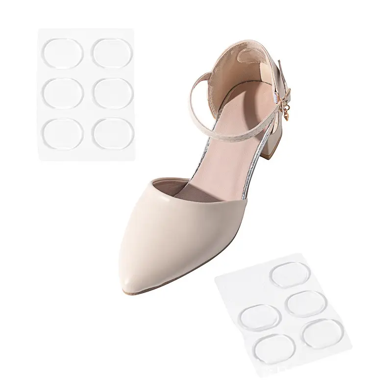 Gel Insoles Invisible Self-Adhesive Dot Stickers, 6 Pieces, Prevent Blisters