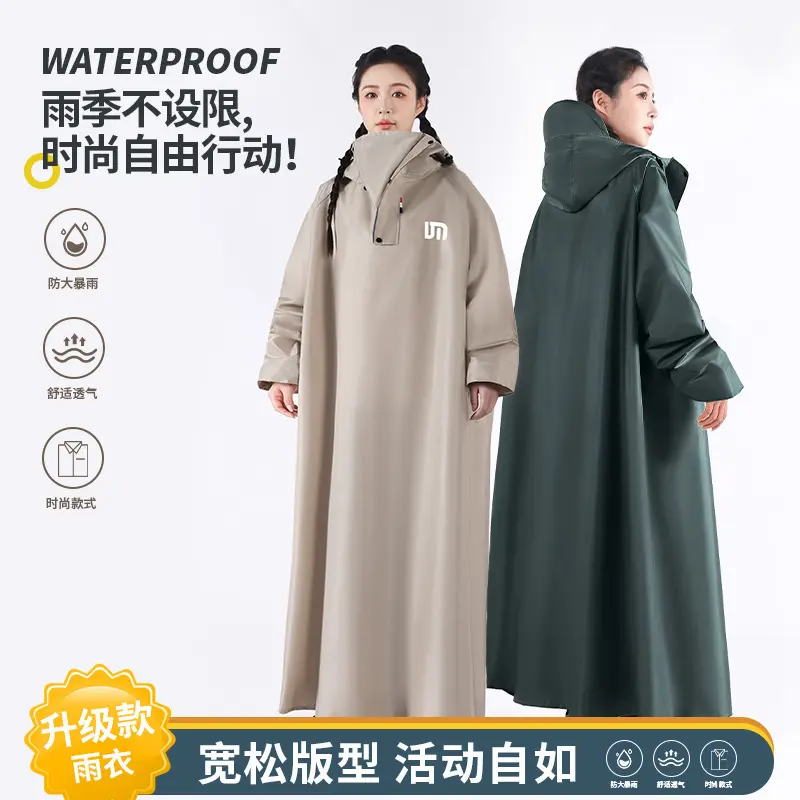 Regenjacke für E-Fahrzeuge, verstärkt, lange Ärmel, ganzer Körper