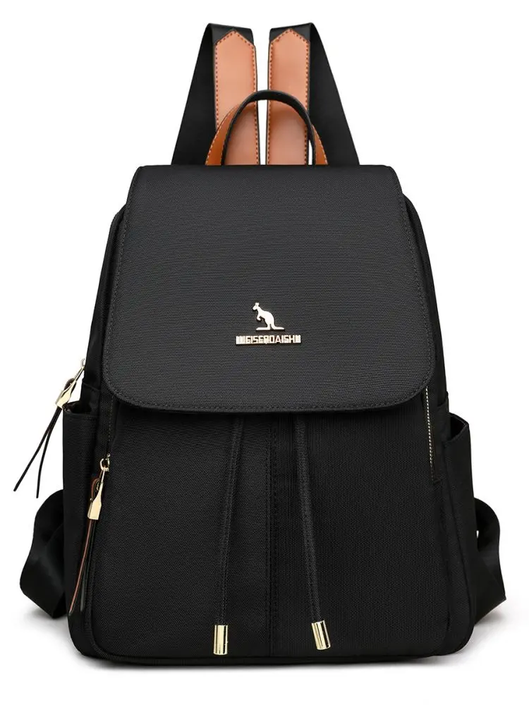 2025 Neuer modischer Nylon-Rucksack für Damen, koreanischer Stil, lässig, Business, Pendler, einfach, vielseitig kombinierbar, Schulrucksack