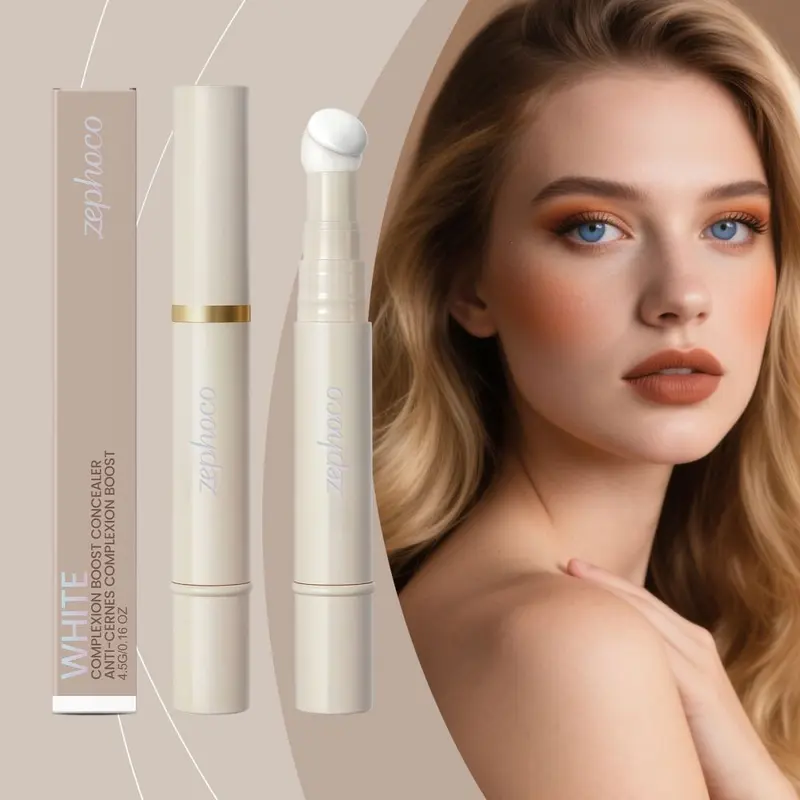 Zephoco Farbkorrektur-Concealer-Stift Weiß, leicht
