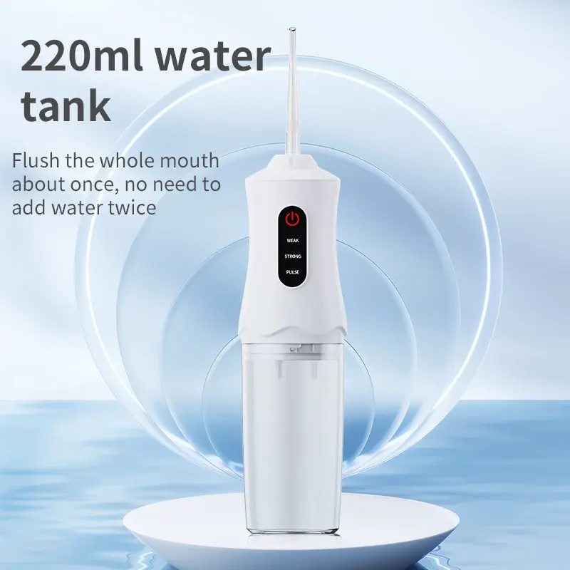 跨境批发便携式家用洗牙器脉冲水牙线牙齿口腔护理USB电动冲牙器