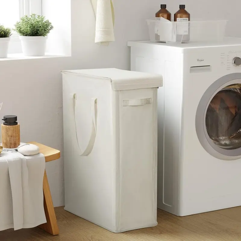 Foldable Laundry Basket, Dirty Clothes Hamper for Household and Dormitory