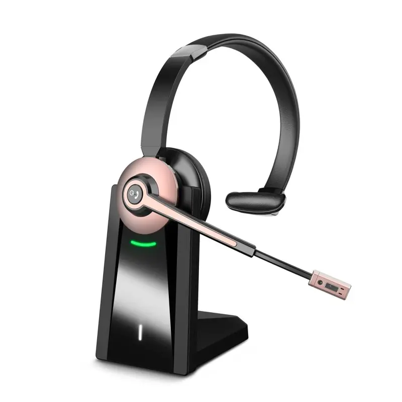 Einohr-Bluetooth-Büroheadset mit Geräuschunterdrückung und Ladestation, BT783C