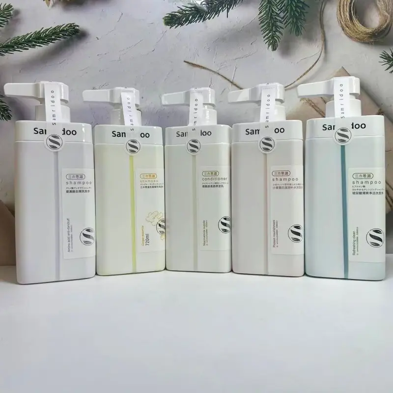 Sanmu Lingdao Shampoo und Conditioner Set, feuchtigkeitsspendend, Anti-Schuppen