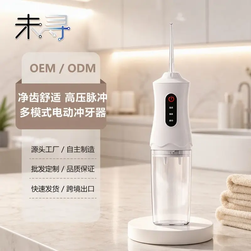 Mini Water Flosser for Adults, High-Pressure Pulse, Waterproof, Portable