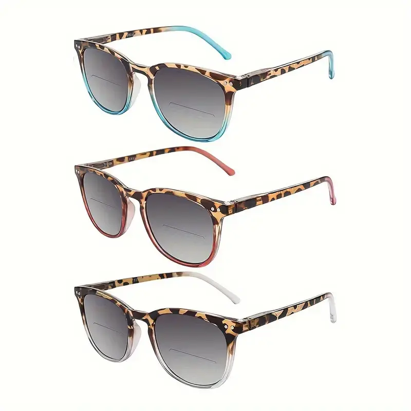 Farbwechselnde Bifokal-Lesebrille und Modesonnenbrille