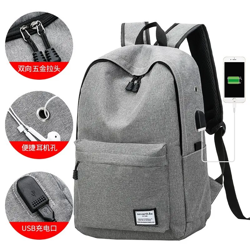 Rucksack, Schulrucksack für Mittelschüler, großes Fassungsvermögen, koreanischer Stil Reiserucksack für Männer und Frauen, College-Style Mode-Computerrucksack, Alltags-Rucksack