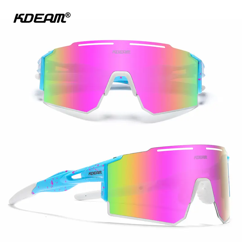 KDEAM KD0803 Polarized Cycling Sunglasses TR90 Ultra-Light Windproof