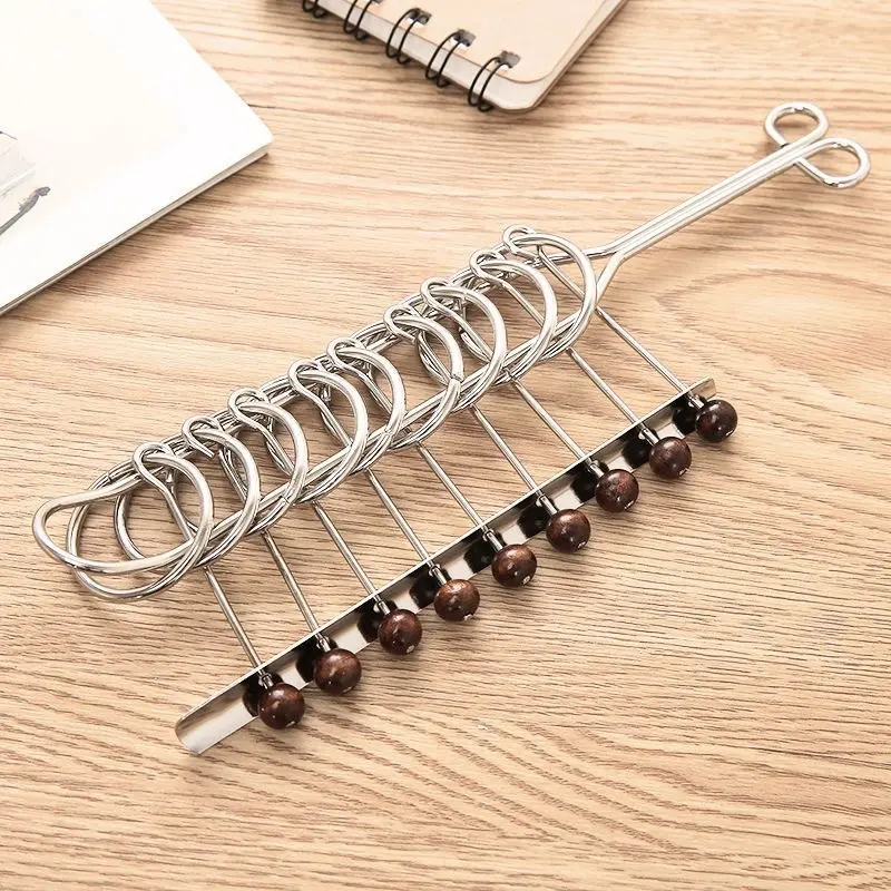22cm Metal Nine-Ring Brain Teaser Puzzle for Kids