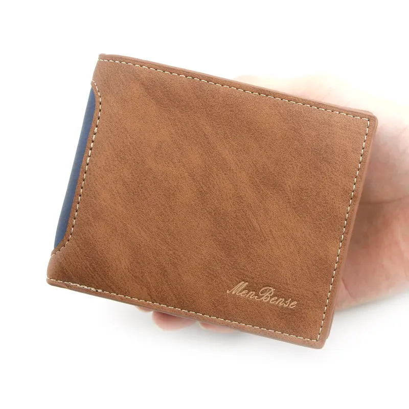 Short Men's Wallet with Multiple Card Slots