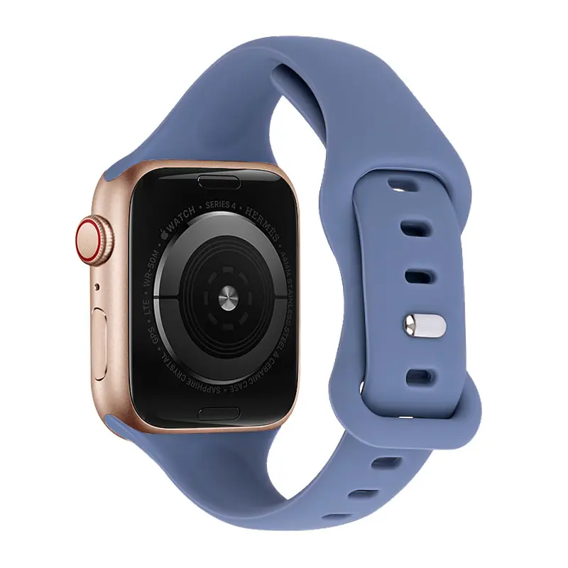 Silicone Strap for Apple Watch, Compatible with Series 6-10 and iWatch S10, Butterfly Buck