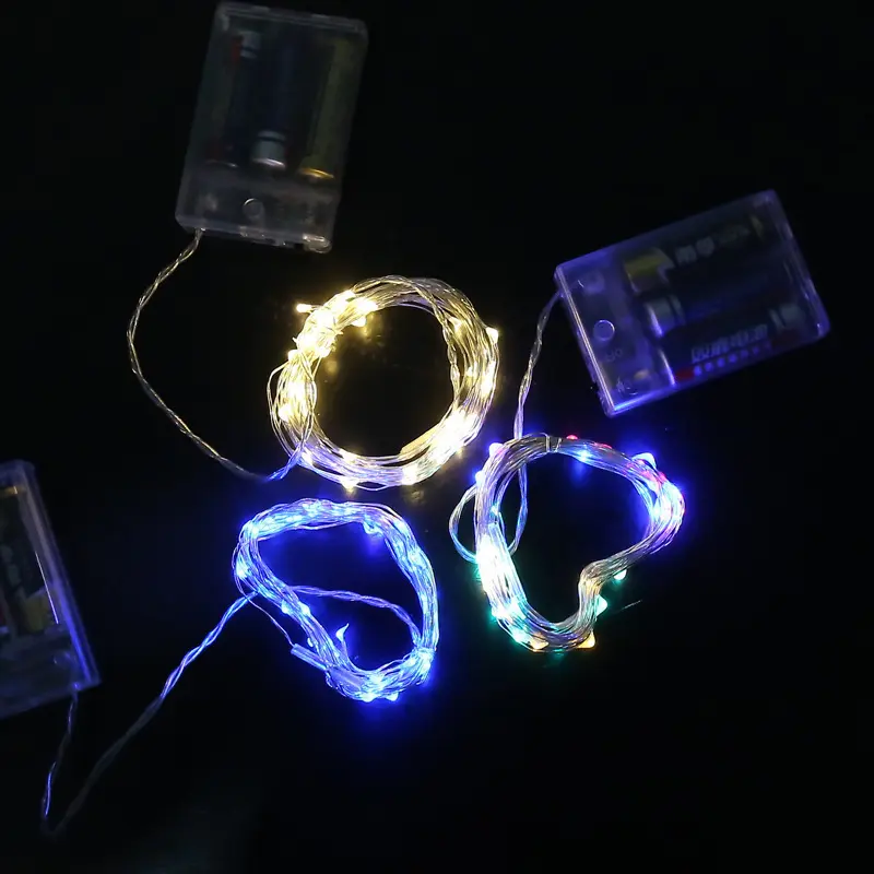 LED String Light with Star Lights and Battery Box for Festival Bouquet Decoration