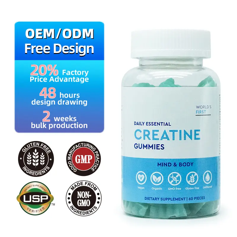 Kreatin Gummies 60 Adet Vegan