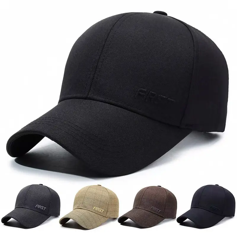 Neue Herbstkollektion Herren-Mütze koreanisches Design Trendige Buchstaben-Herren-Kappe Outdoor-Freizeit-Sonnenschutz Basecap