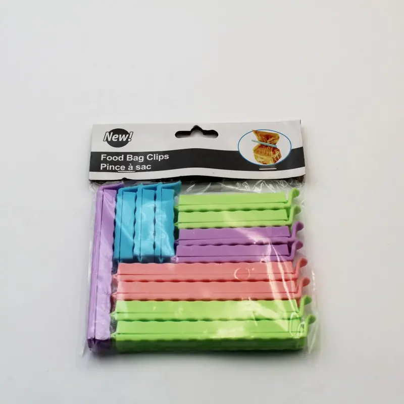 Candy Color Plastic Bag Sealing Clips