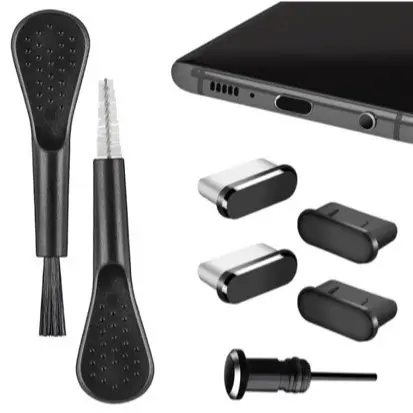 USB-C toz fişi seti 4 adet, temizleyici